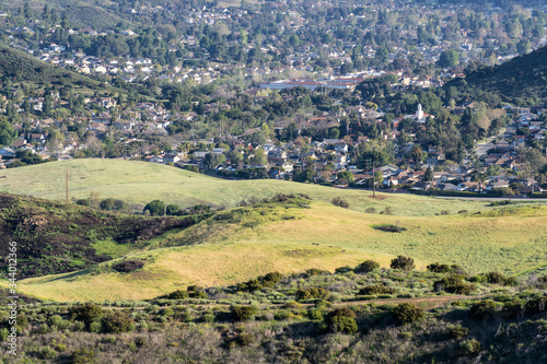 Suburban grasslands meadow ...