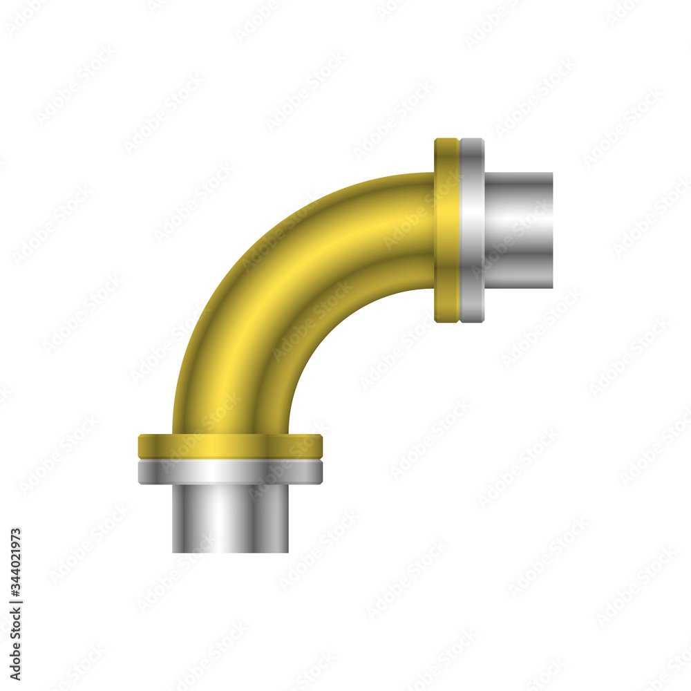 Pipe vector. Made from steel or metal connection by flange fitting fixing by screw and bolt. Part for pipeline construction to transportation oil and gas in industry, water in plumbing and irrigation. Pipe vector. Made from steel or metal connection by flange fitting fixing by screw and bolt. Part for pipeline construction to transportation oil and gas in industry, water in plumbing and irrigation.