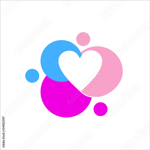 share and love illustration