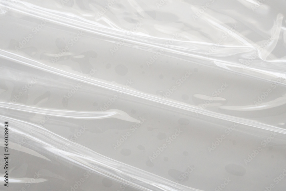 Obraz premium White plastic film wrap texture background