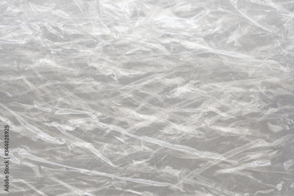 Naklejka premium White plastic film wrap texture background