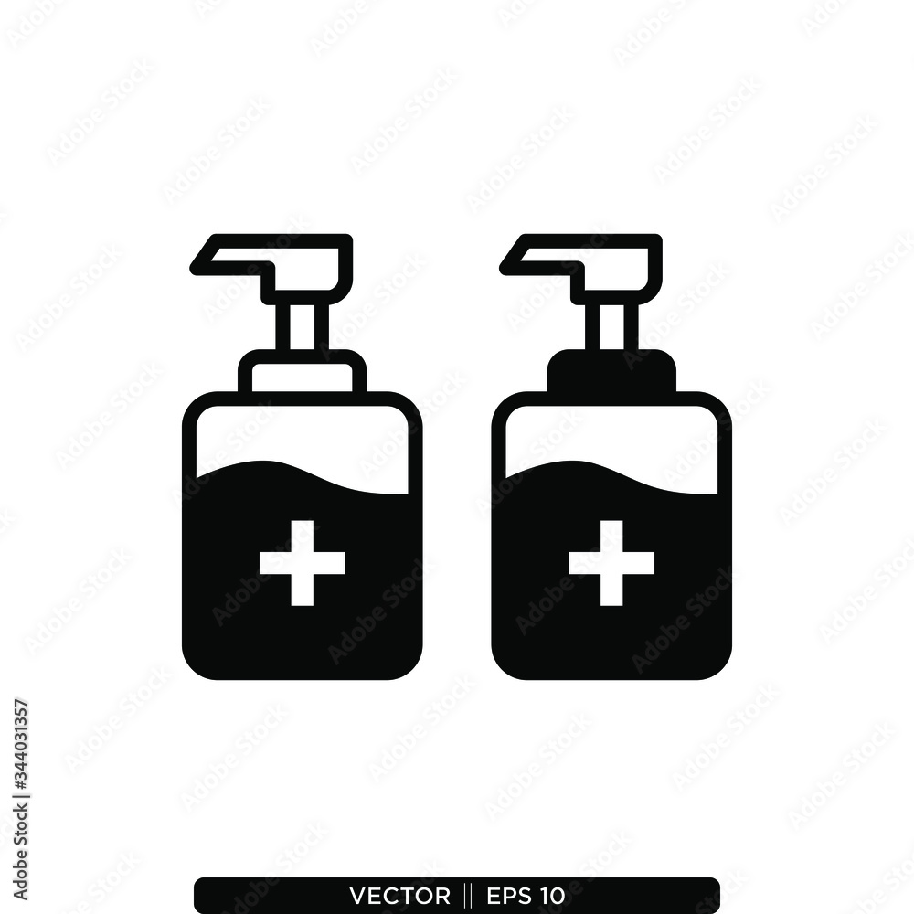 Hand Soap Icon Vector Illustration Logo Template Hand Soap Icon Vector Illustration Logo Template