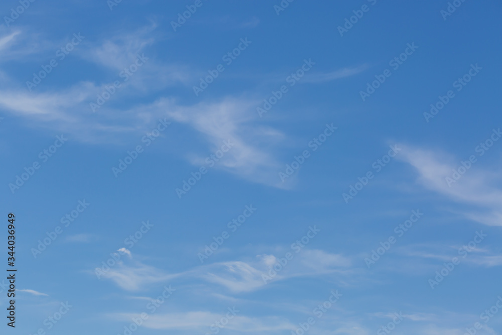 Blue sky of nazereth where Jesus Christ was born and raised