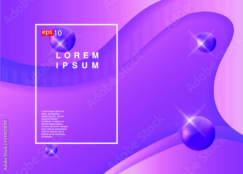 Wavy geometric background
