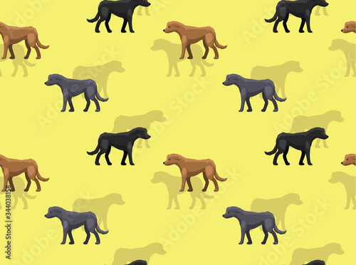 Dog Irish Wolfhound Coloring Variations Vector Seamless Background Wallpaper-01