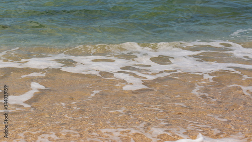 Fototapeta Naklejka Na Ścianę i Meble -  sea waves on the beach