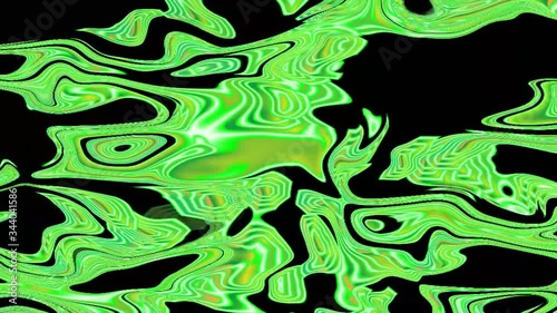 Visual illusions, moving waves. Psychedelic abstraction for hypnosis. Organic Swirl And Paint Explosion. footage is an amazing organic background for visual effects and motion graphics.