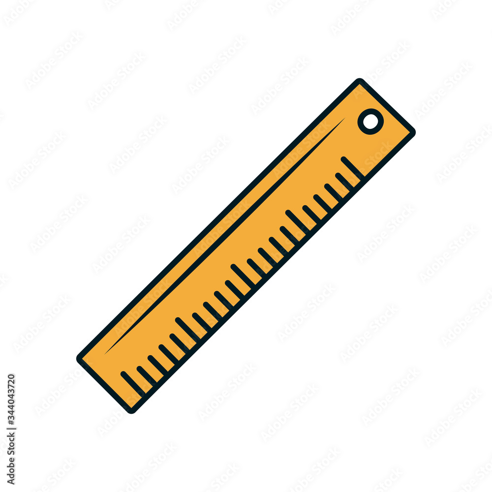 ruler icon, line and fill style