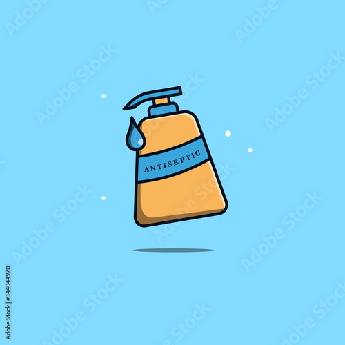 Antiseptic vector illustration