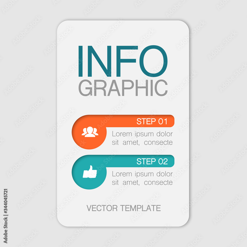 Vector iInfographic template for business, presentations, web design, 2 options. Vector iInfographic template for business, presentations, web design, 2 options.