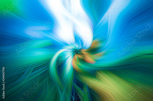 bright abstract light fibers swirl background