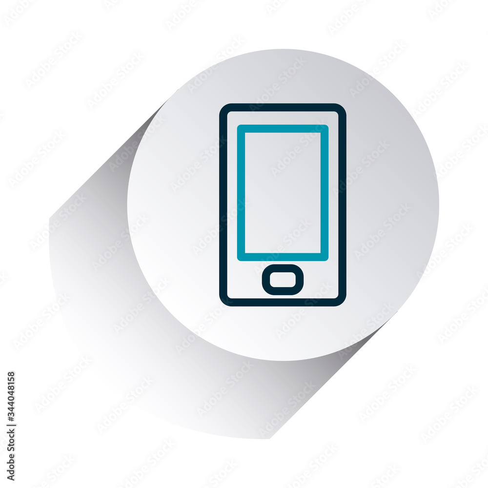 smartphone app buttons concept, smartphone icon, line gradient style smartphone app buttons concept, smartphone icon, line gradient style