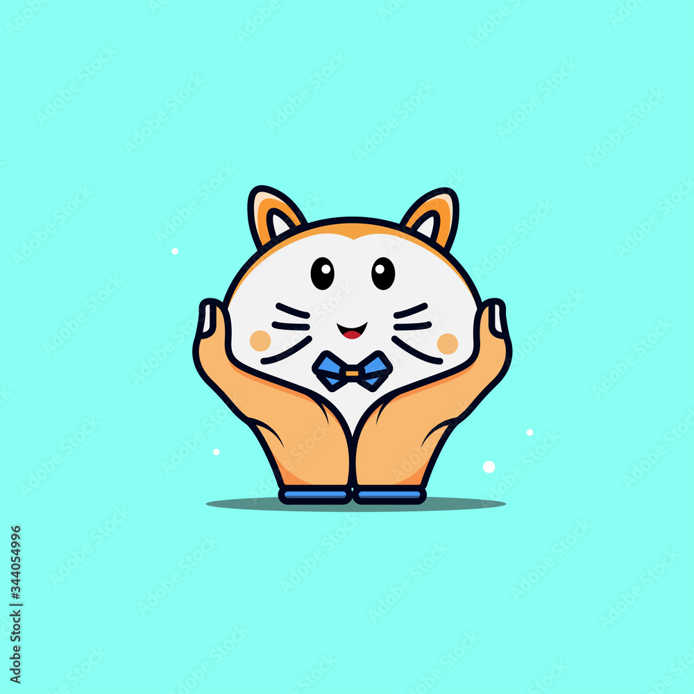 Obraz premium Save animal vector illustration