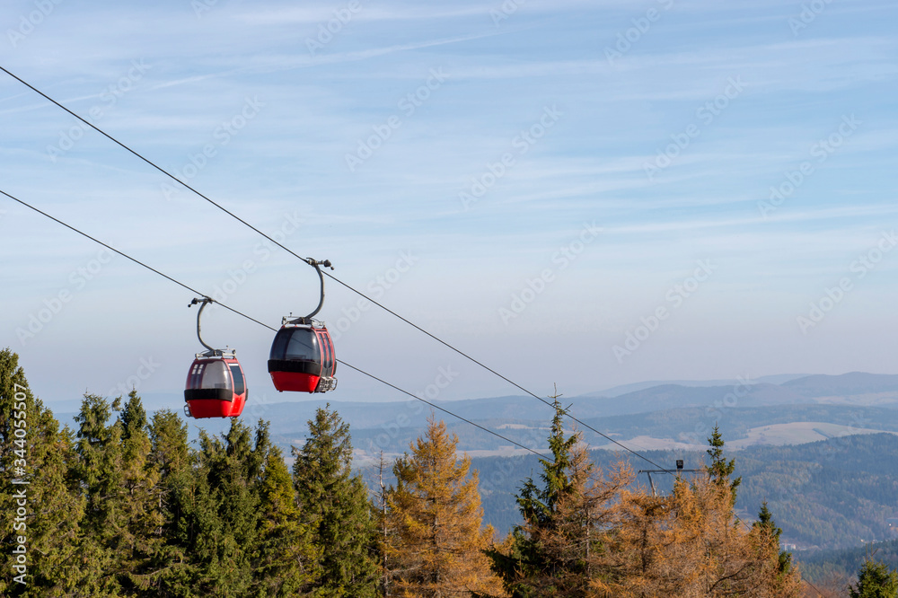 Gondola lift at Jaworzyna Krynicka