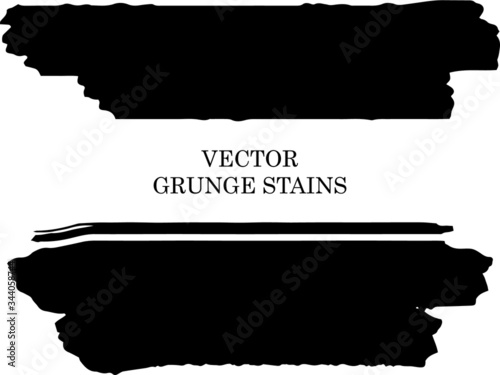 Vector grunge hand drawn splashes.