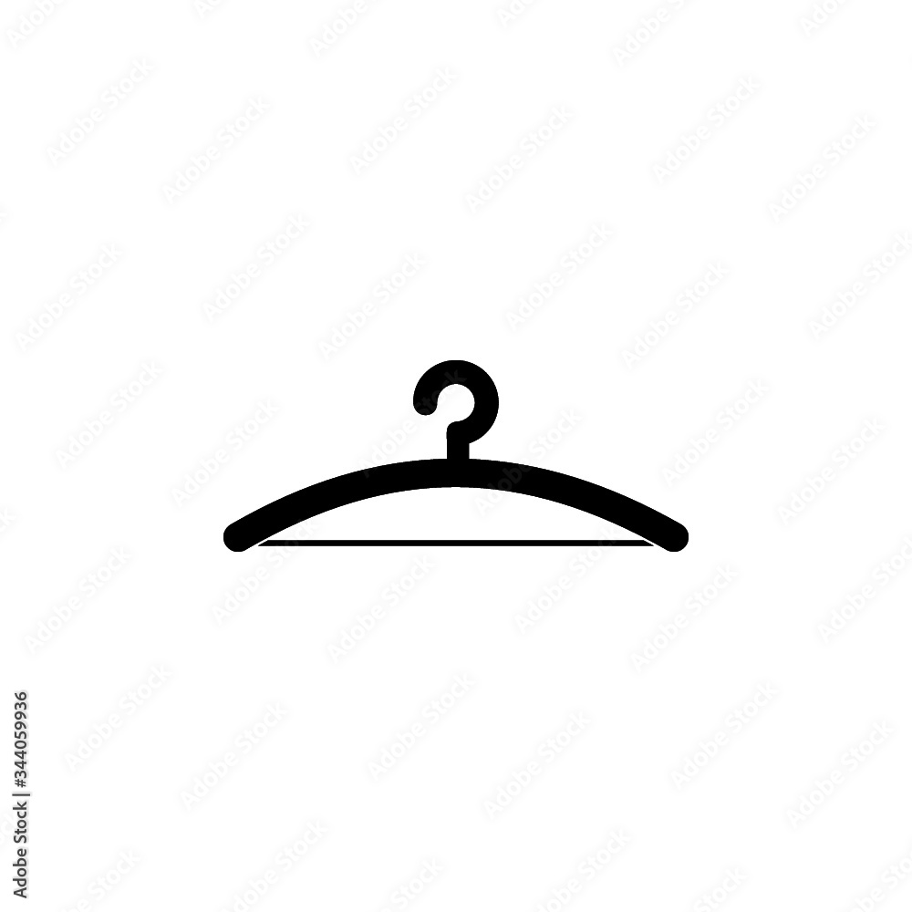 Hanger icon isolated on white background Hanger icon isolated on white background