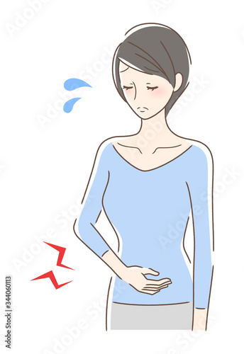 お腹が気になる女性