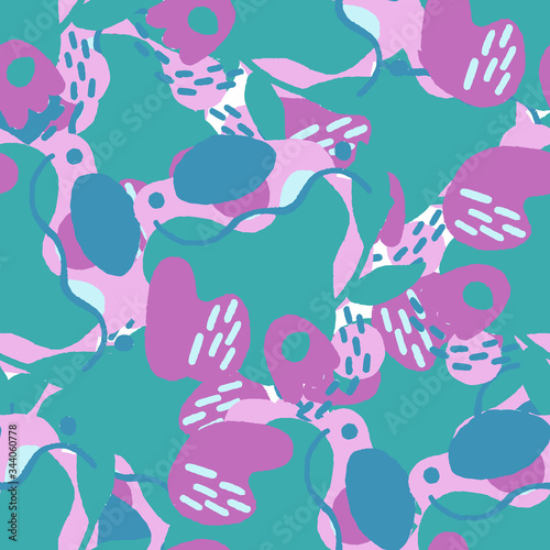 Seamless pattern memphis abstract background.Design decoration creative.Print textile,fabric
