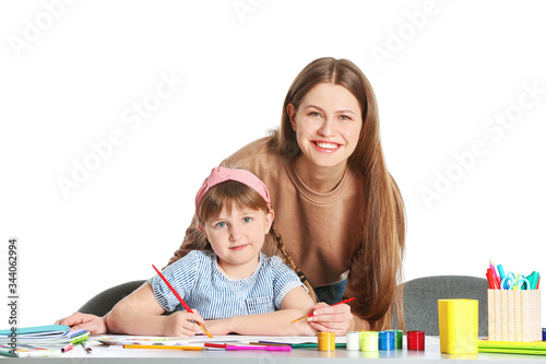 Drawing teacher giving priv...