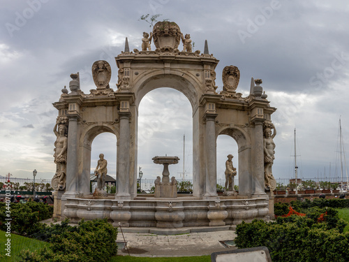 naples giant fountain called of Immacolatella © ciroorabona