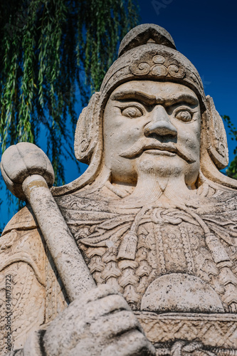 Photography Sculpture of a warrior in the tomb of the emperor of China