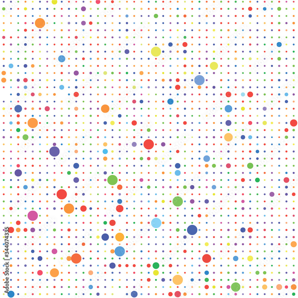 pattern with colorful dots pattern with colorful dots