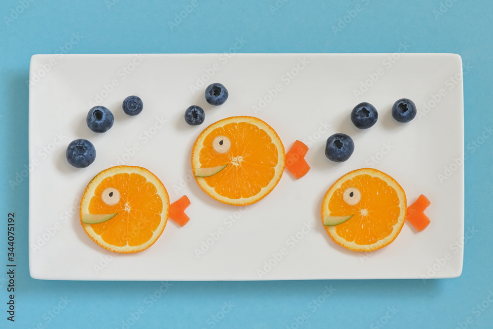 Children's Breakfast With Fruits