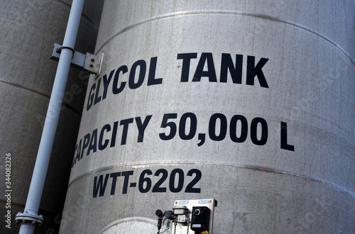 Offshore Glycol storage tank photo