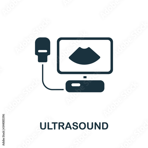 Ultrasound icon. Simple illustration from medical equipment collection. Creative Ultrasound icon for web design, templates, infographics and more