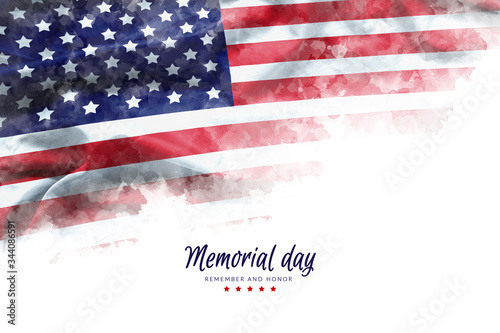Foto Memorial Day background illustration