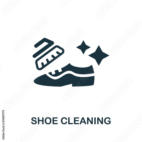 Shoe Cleaning icon. Simple illustration from laundry collection. Creative Shoe Cleaning icon for web design, templates, infographics and more