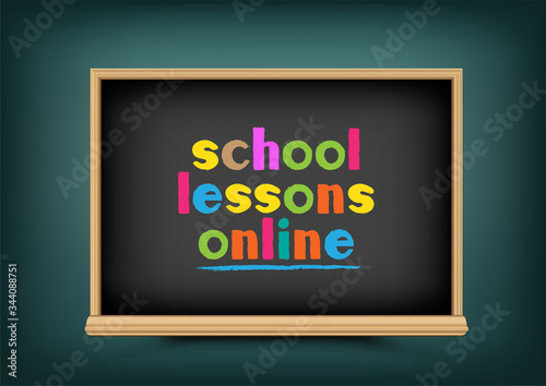 school lessons online education blackboard