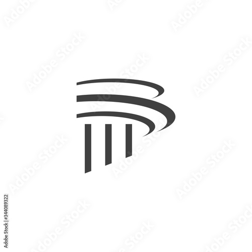 Column Logo Template vector symbol