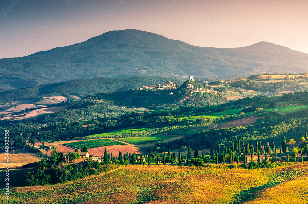 View of Castiglione, Tuscany, Italy