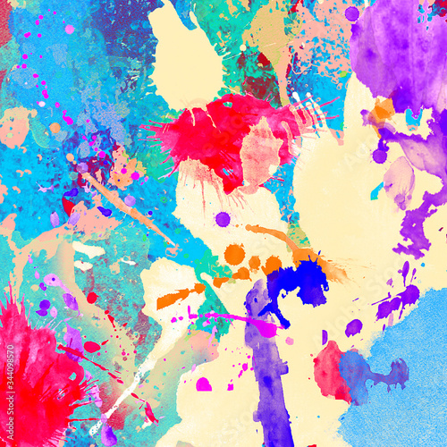 Pastel watercolor style background images or composite graphics great for all kind of projects