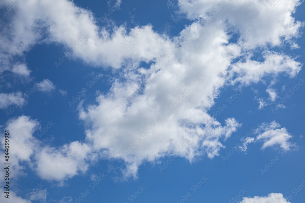 Blue sky with clouds