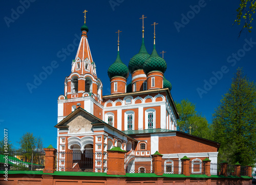 The church of Archangel Michael in Yaroslavl. Golden ring, Russia.