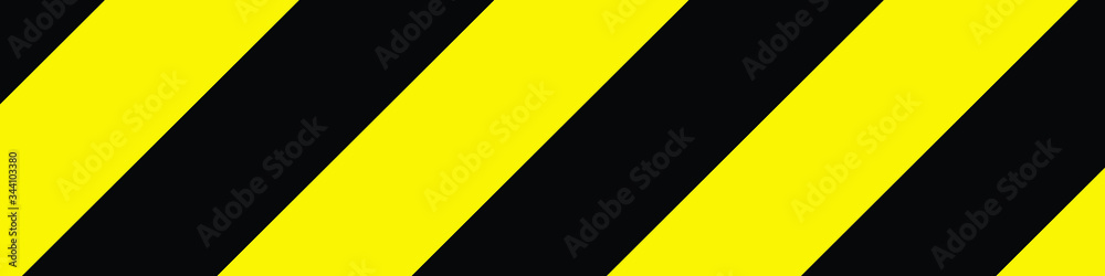 Black and yellow warning sign. Vector illustration Black and yellow warning sign. Vector illustration