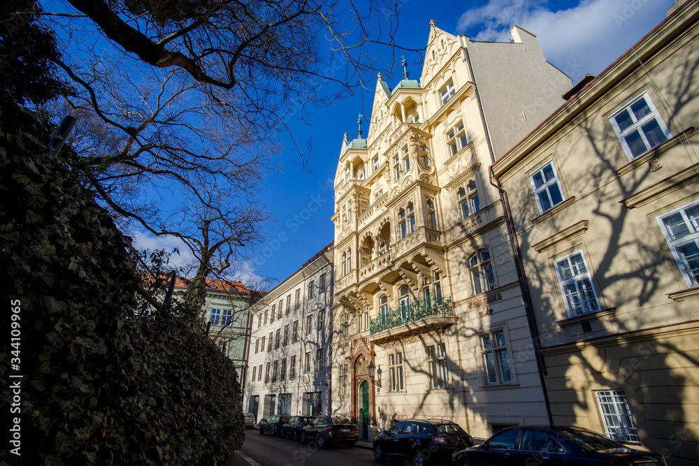 Obraz premium Nice building in Prague Czech Republic