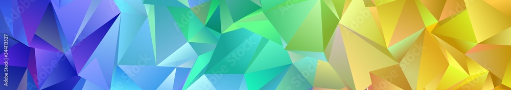 Obraz premium Abstract Low-Poly background. triangulated texture. Design 3d. Polygonal geometrical pattern. Triangular modern style