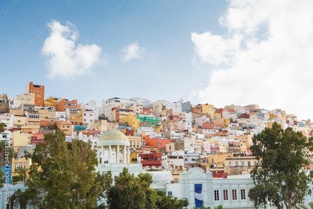 Las Palmas, Gran Canaria - colorful houses of Barrio San Roque