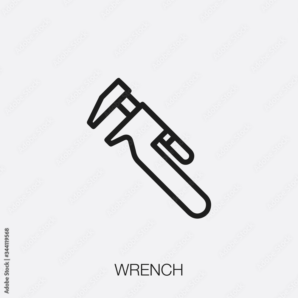wrench icon vector sign symbol wrench icon vector sign symbol