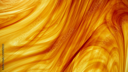 Canvas Print Amber Glass Swirl