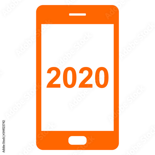 Jahr 2020 und Smartphone