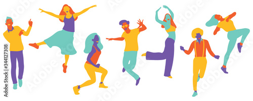 A group of young people having fun