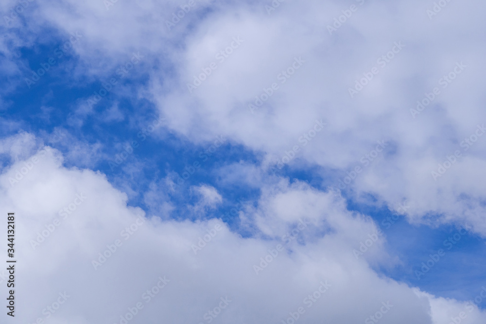 Aerial view of white clouds against blue sky background texture. Space for text. Aerial view of white clouds against blue sky background texture. Space for text.