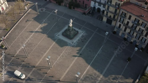 Piazza Manzoni, Lecco, Deserta da Drone photo