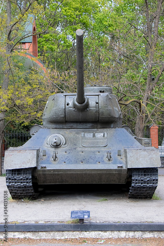 Second World War battle tank