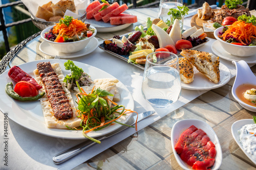 side dish of Adana kebab