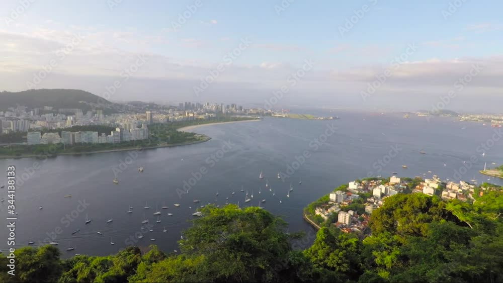 view of the urca hill in Rio de Janeiro. view of the urca hill in Rio de Janeiro.
